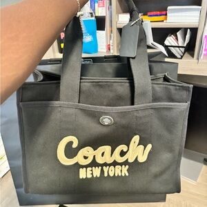 Black Large Cargo Tote Bag